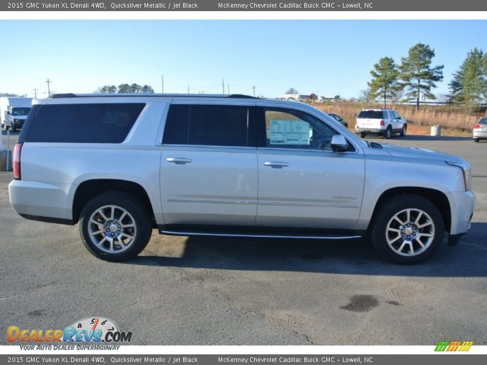 2015 GMC Yukon XL Denali 4WD Quicksilver Metallic / Jet Black Photo #6