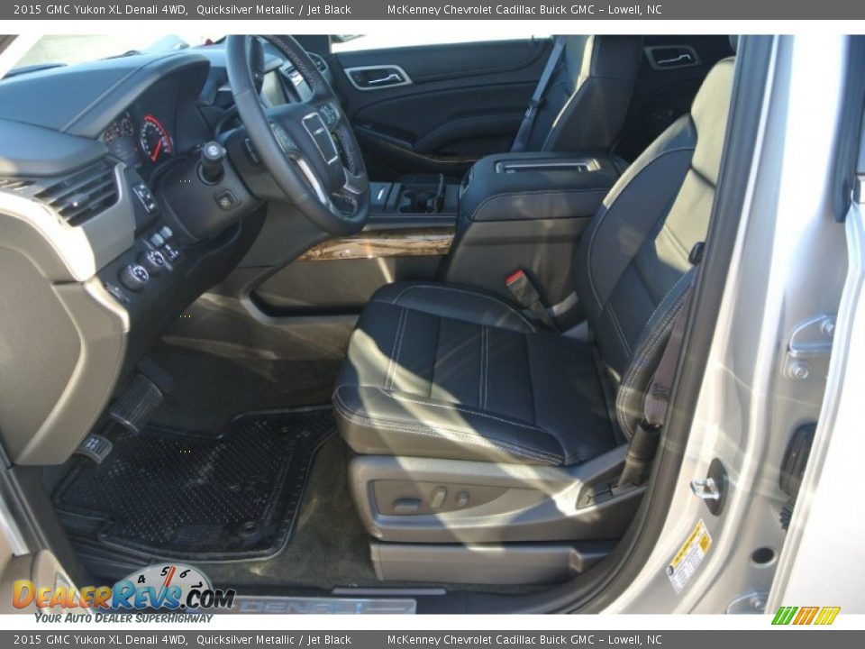 2015 GMC Yukon XL Denali 4WD Quicksilver Metallic / Jet Black Photo #8