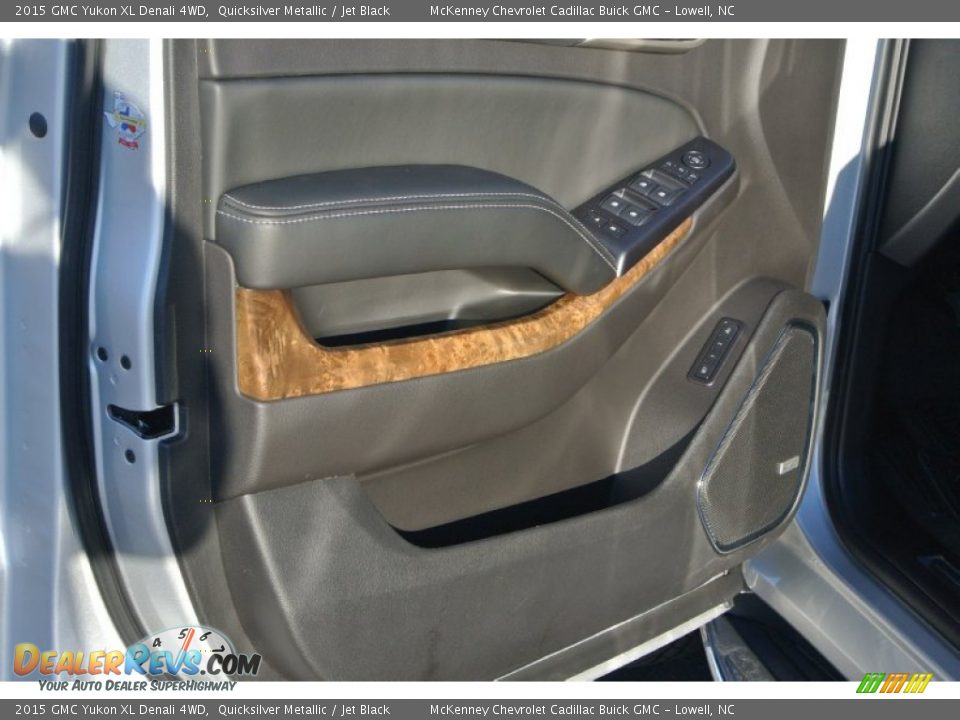 2015 GMC Yukon XL Denali 4WD Quicksilver Metallic / Jet Black Photo #9