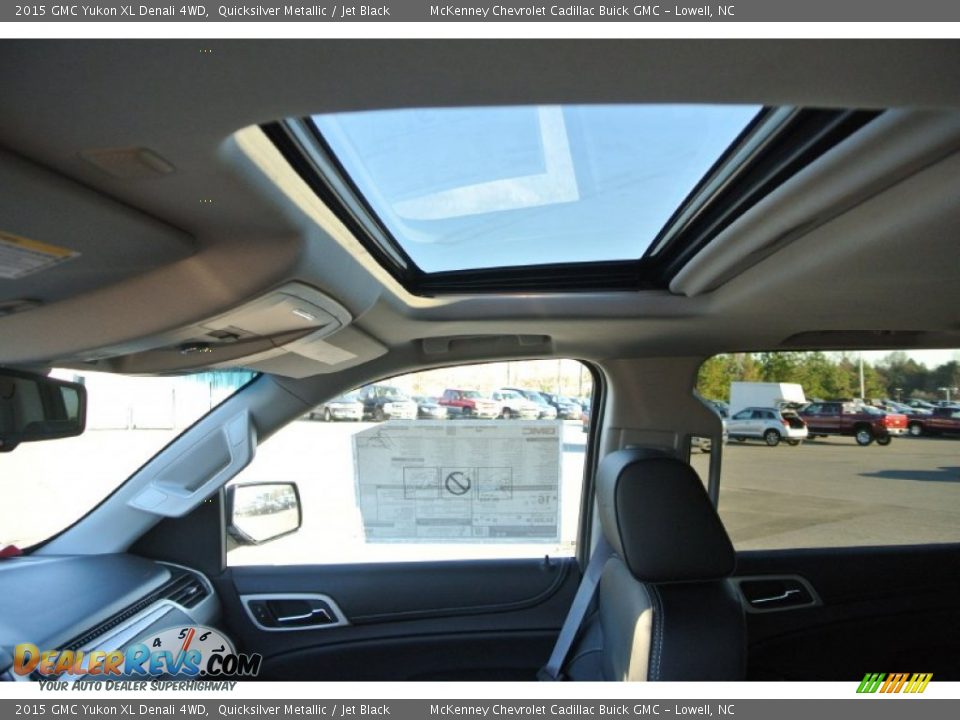 2015 GMC Yukon XL Denali 4WD Quicksilver Metallic / Jet Black Photo #11
