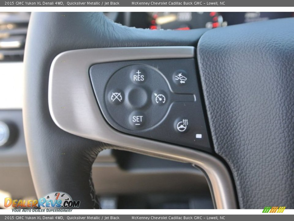 2015 GMC Yukon XL Denali 4WD Quicksilver Metallic / Jet Black Photo #14
