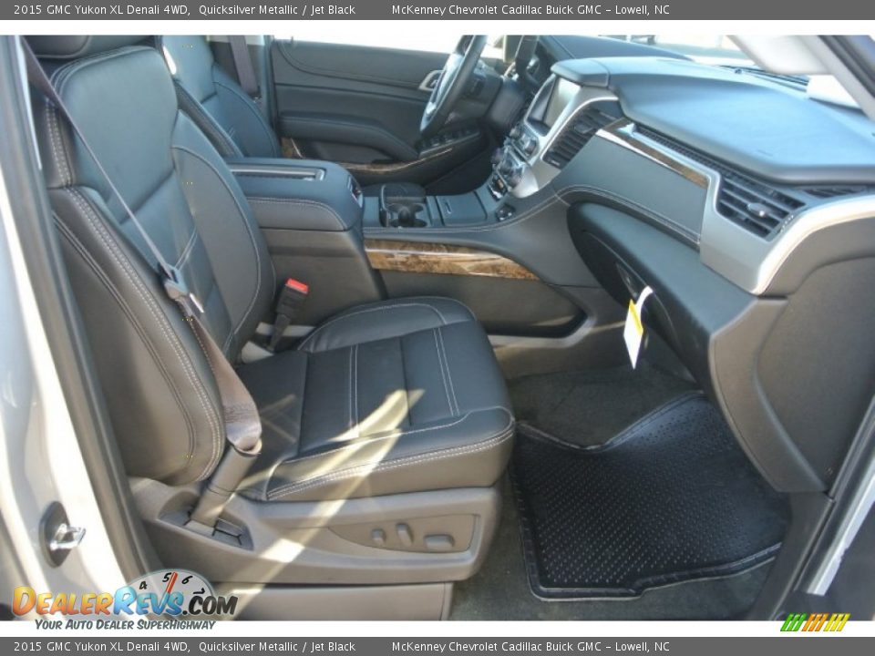 2015 GMC Yukon XL Denali 4WD Quicksilver Metallic / Jet Black Photo #22
