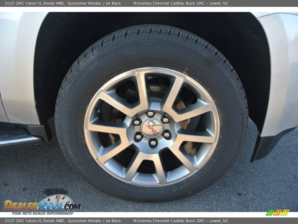 2015 GMC Yukon XL Denali 4WD Quicksilver Metallic / Jet Black Photo #24