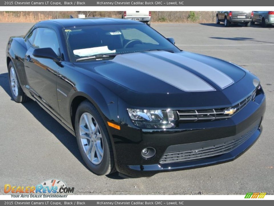 2015 Chevrolet Camaro LT Coupe Black / Black Photo #1