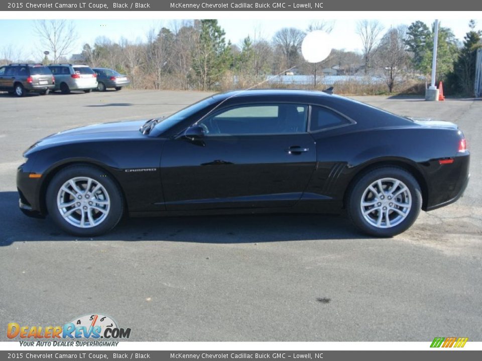 2015 Chevrolet Camaro LT Coupe Black / Black Photo #3