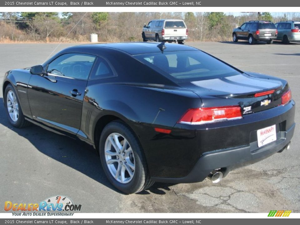 2015 Chevrolet Camaro LT Coupe Black / Black Photo #4