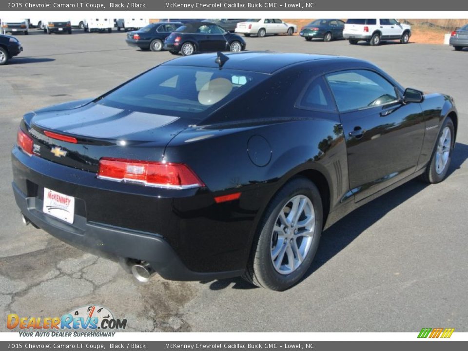 2015 Chevrolet Camaro LT Coupe Black / Black Photo #5