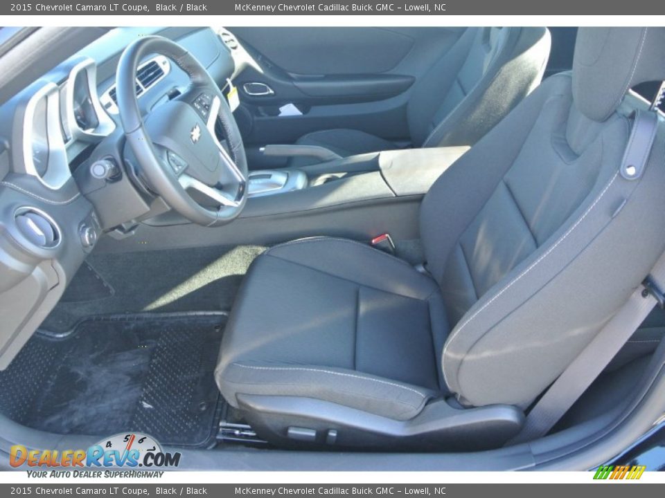 2015 Chevrolet Camaro LT Coupe Black / Black Photo #8