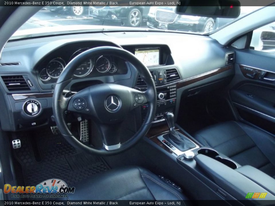 2010 Mercedes-Benz E 350 Coupe Diamond White Metallic / Black Photo #36