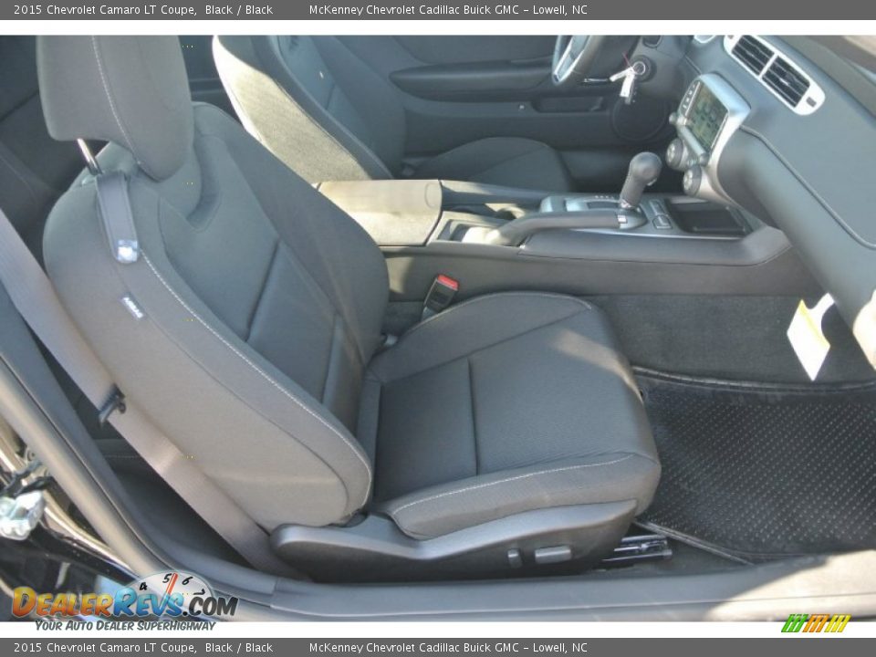2015 Chevrolet Camaro LT Coupe Black / Black Photo #16