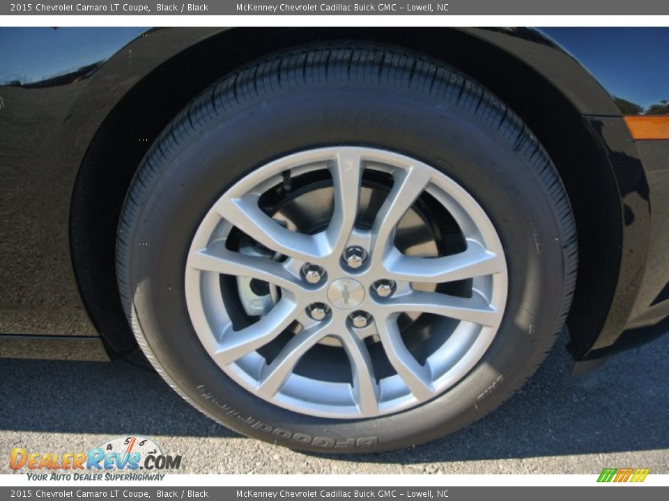2015 Chevrolet Camaro LT Coupe Black / Black Photo #18