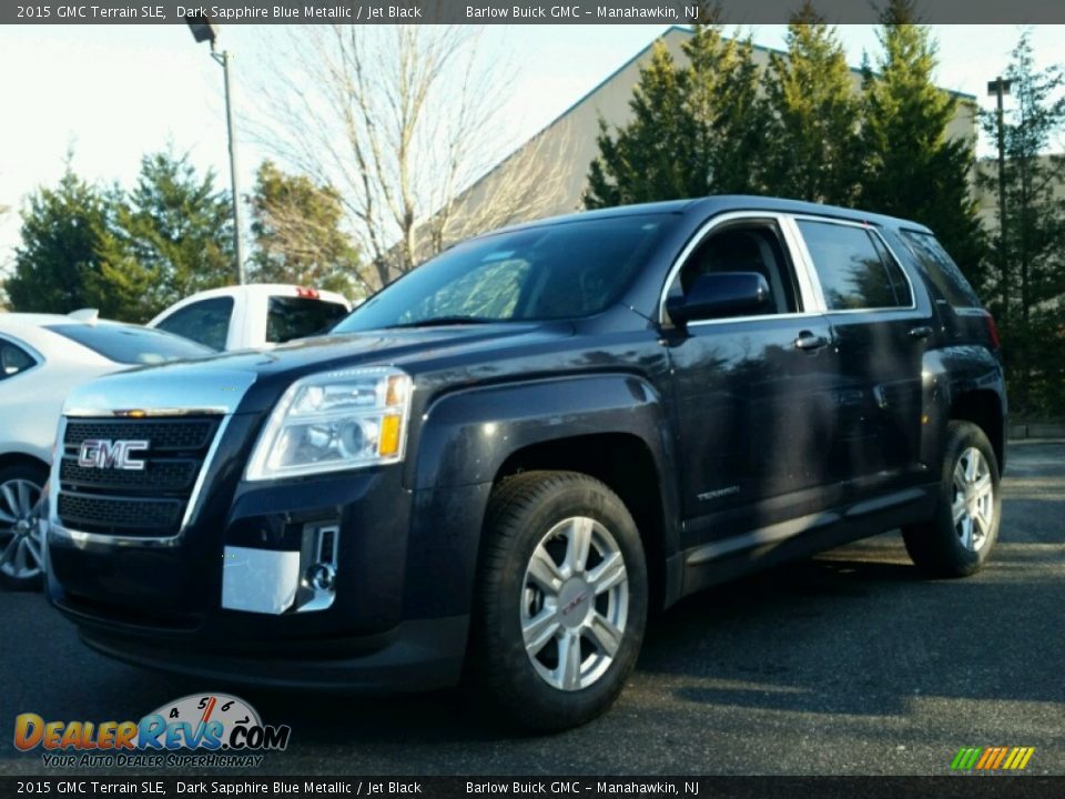 2015 GMC Terrain SLE Dark Sapphire Blue Metallic / Jet Black Photo #1
