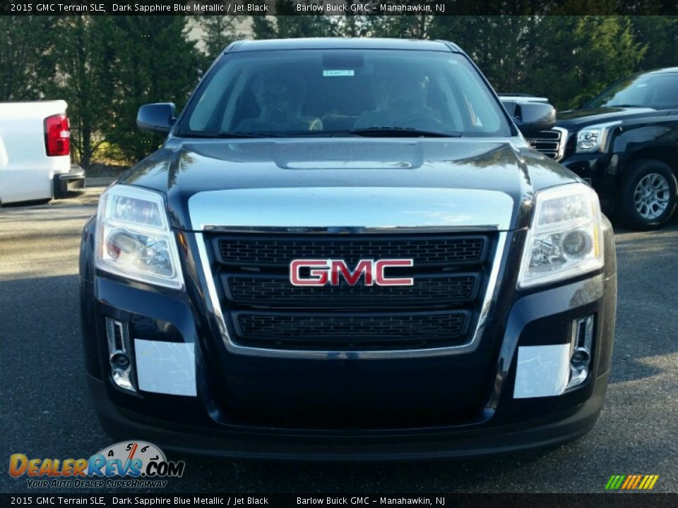 2015 GMC Terrain SLE Dark Sapphire Blue Metallic / Jet Black Photo #2