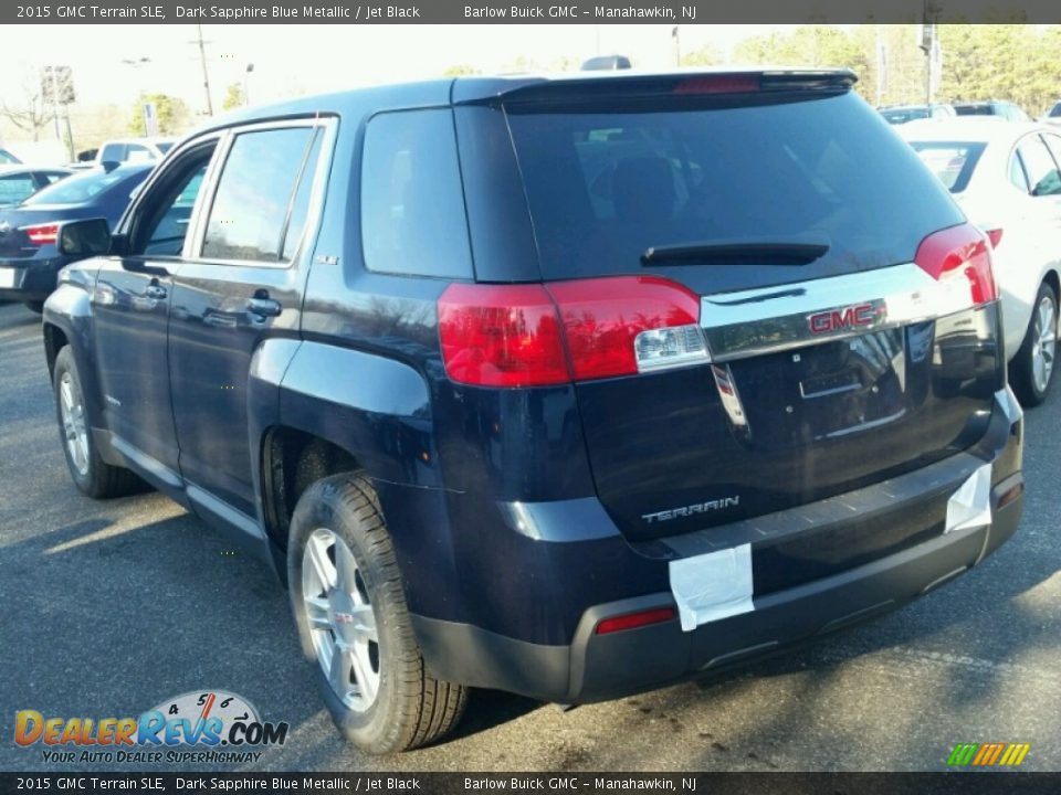2015 GMC Terrain SLE Dark Sapphire Blue Metallic / Jet Black Photo #4