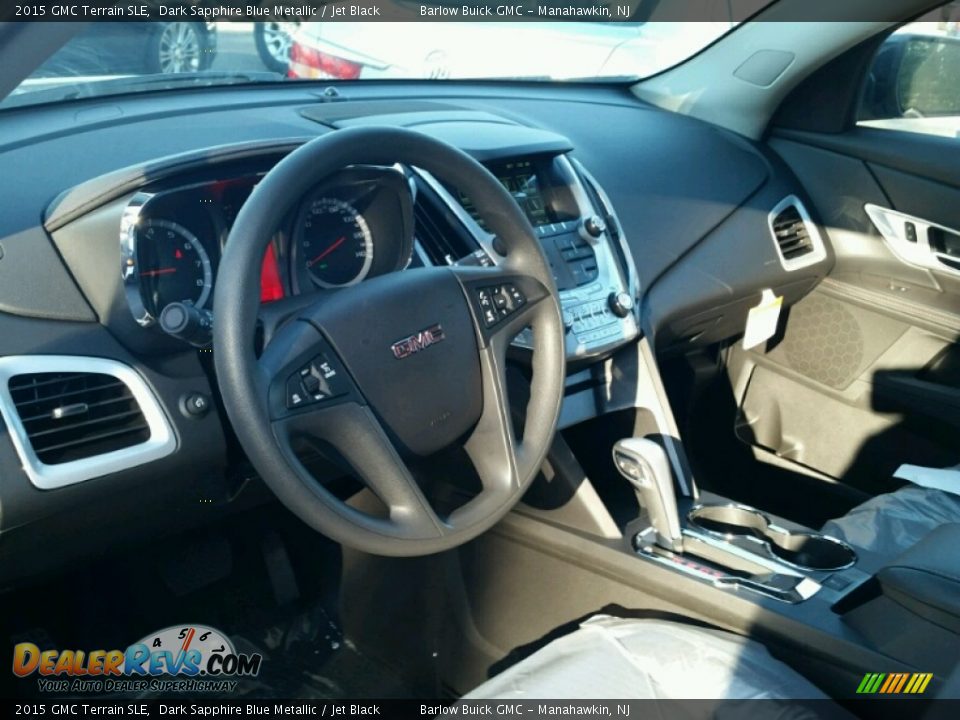 2015 GMC Terrain SLE Dark Sapphire Blue Metallic / Jet Black Photo #7