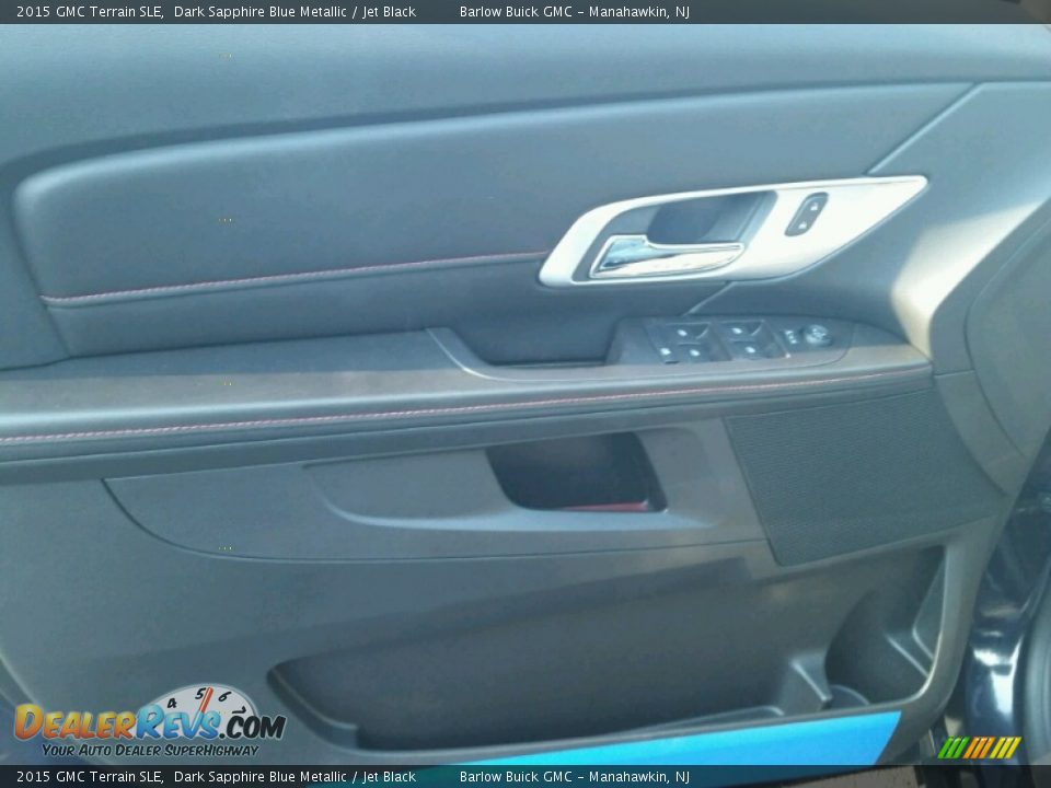 2015 GMC Terrain SLE Dark Sapphire Blue Metallic / Jet Black Photo #8
