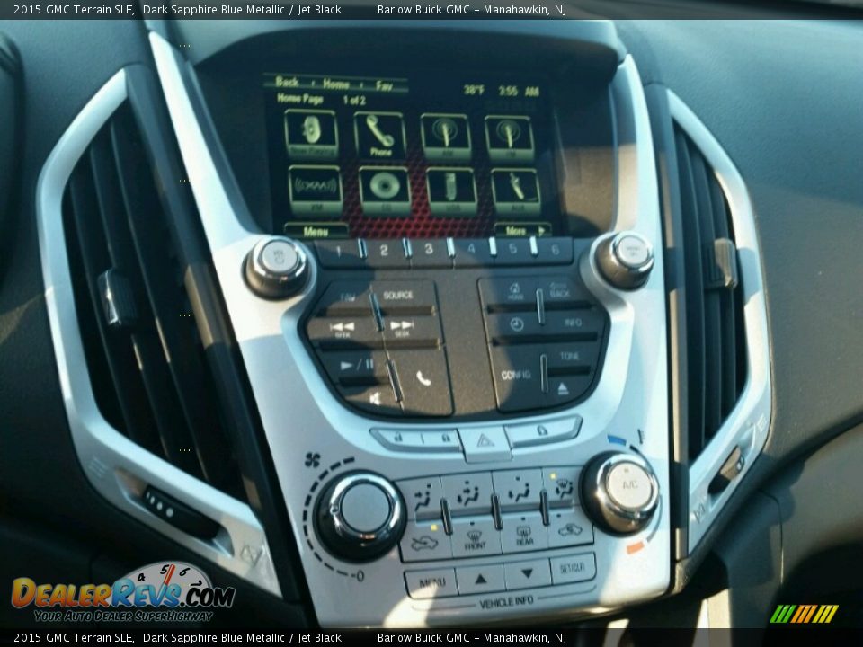 2015 GMC Terrain SLE Dark Sapphire Blue Metallic / Jet Black Photo #10