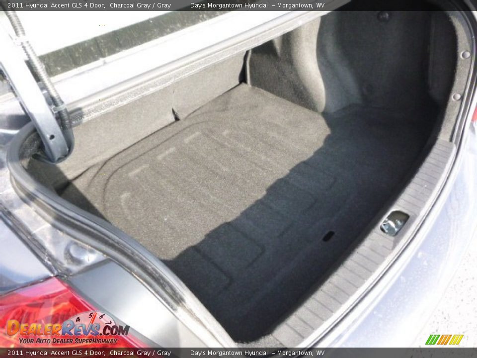2011 Hyundai Accent GLS 4 Door Charcoal Gray / Gray Photo #25