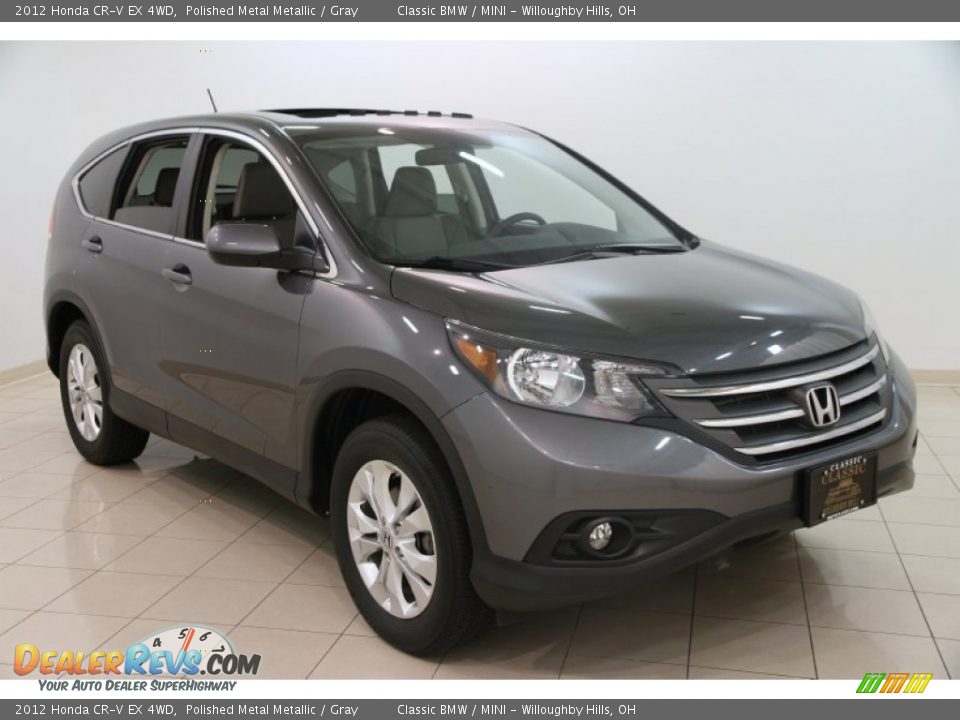2012 Honda CR-V EX 4WD Polished Metal Metallic / Gray Photo #1