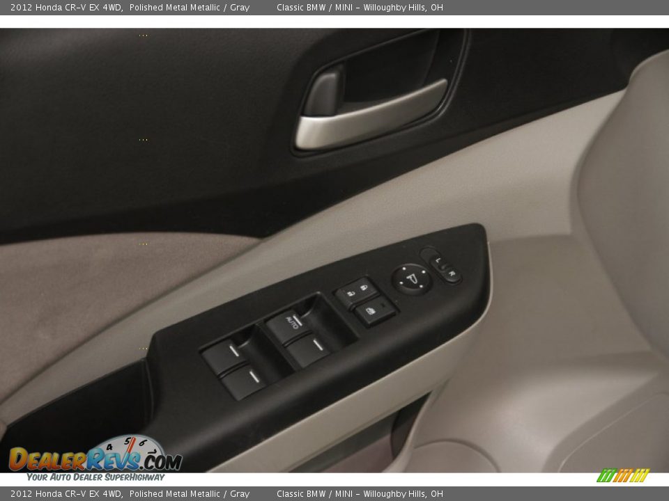 2012 Honda CR-V EX 4WD Polished Metal Metallic / Gray Photo #5