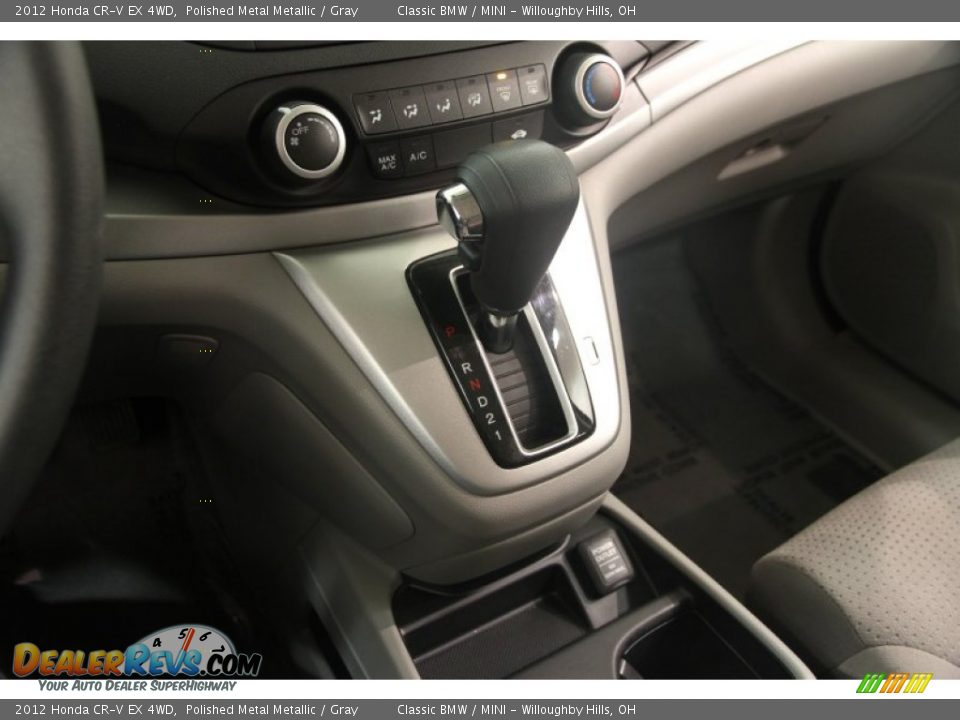2012 Honda CR-V EX 4WD Polished Metal Metallic / Gray Photo #15