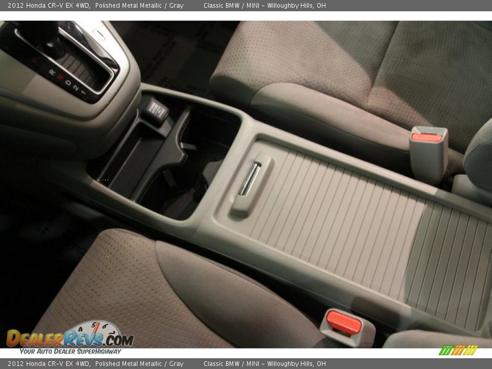 2012 Honda CR-V EX 4WD Polished Metal Metallic / Gray Photo #16