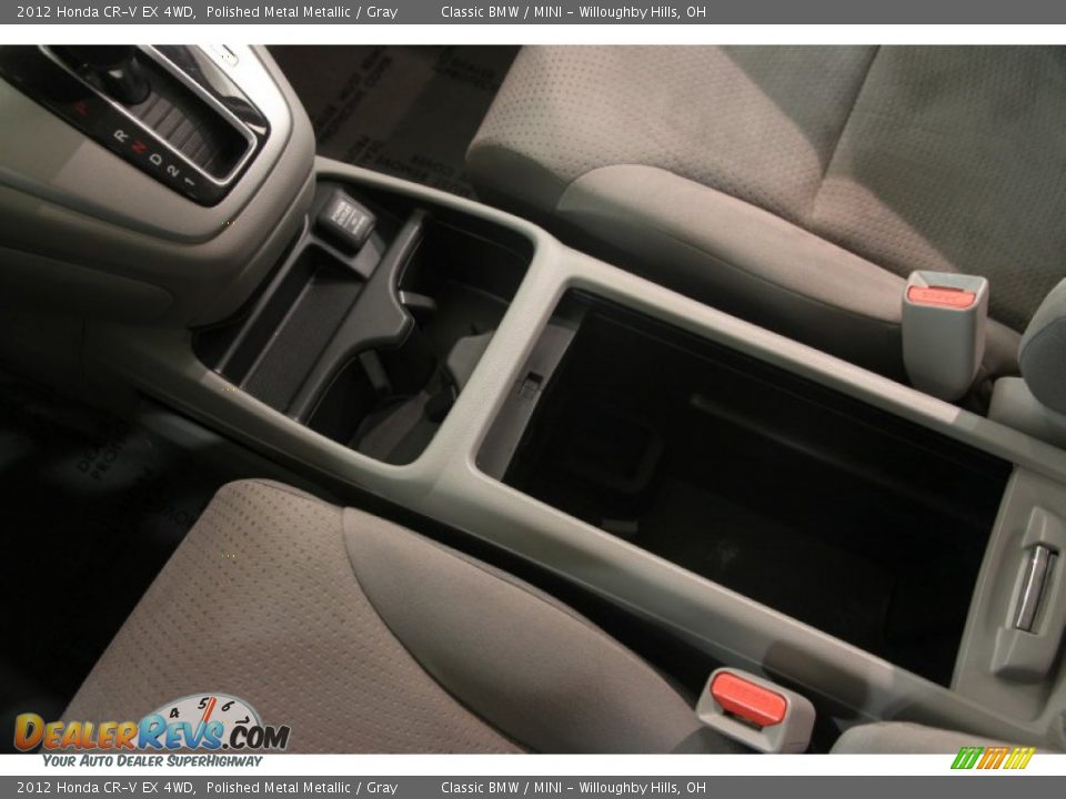 2012 Honda CR-V EX 4WD Polished Metal Metallic / Gray Photo #17