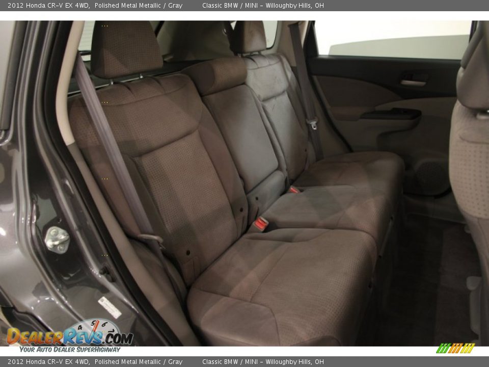 2012 Honda CR-V EX 4WD Polished Metal Metallic / Gray Photo #19