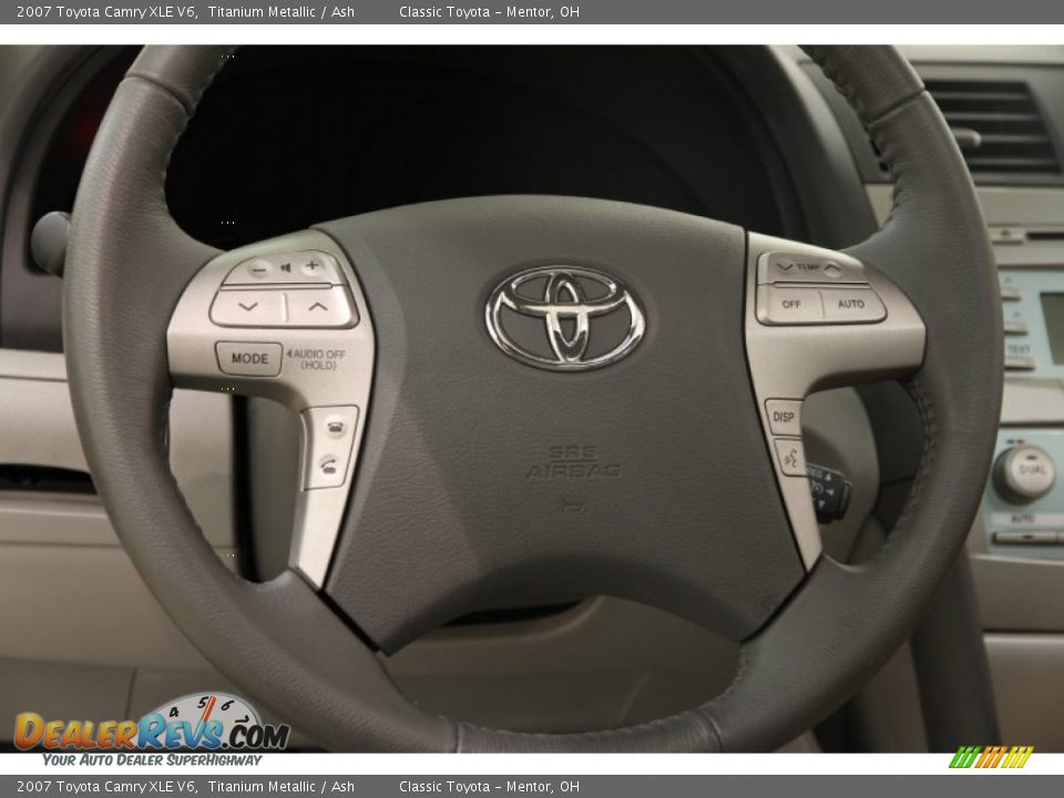 2007 Toyota Camry XLE V6 Titanium Metallic / Ash Photo #7