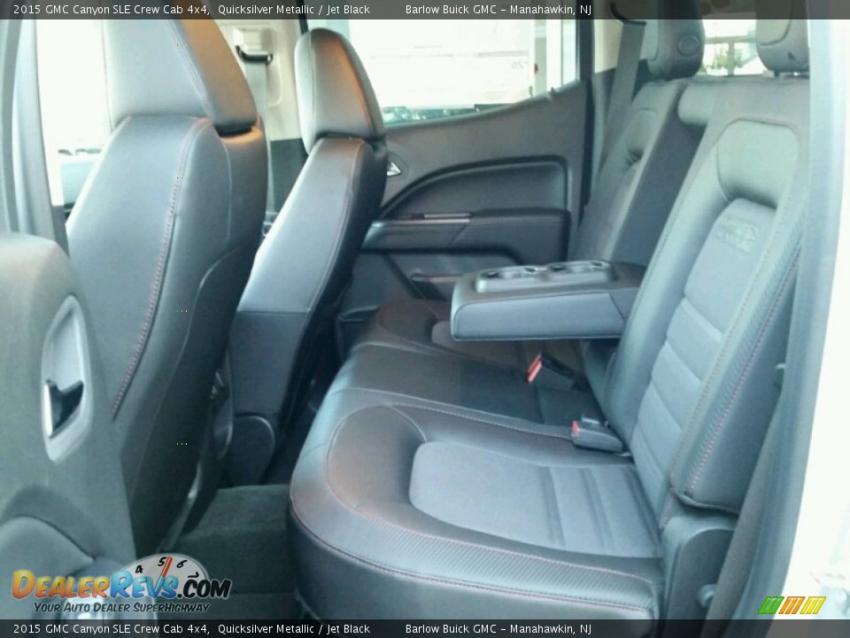 2015 GMC Canyon SLE Crew Cab 4x4 Quicksilver Metallic / Jet Black Photo #6