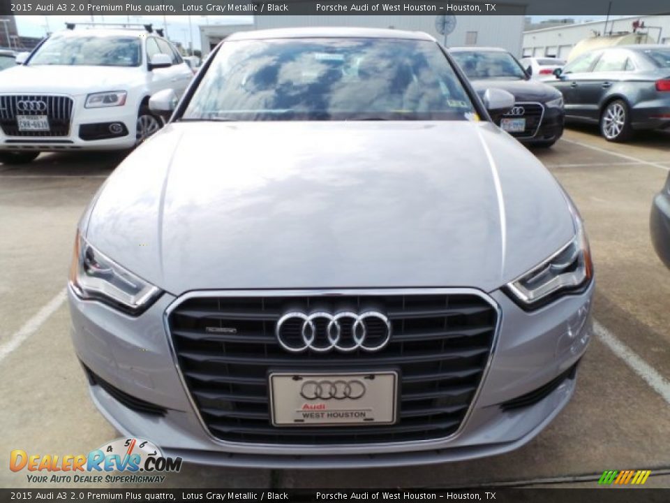 2015 Audi A3 2.0 Premium Plus quattro Lotus Gray Metallic / Black Photo #2