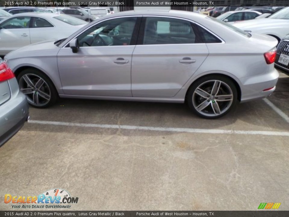 2015 Audi A3 2.0 Premium Plus quattro Lotus Gray Metallic / Black Photo #4