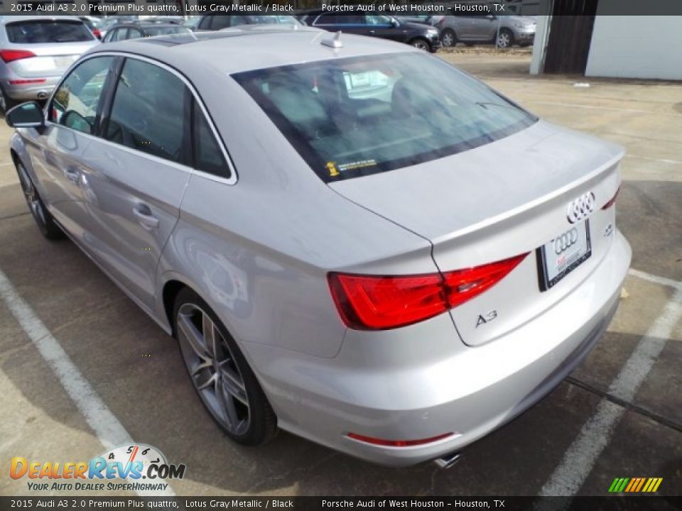 2015 Audi A3 2.0 Premium Plus quattro Lotus Gray Metallic / Black Photo #5