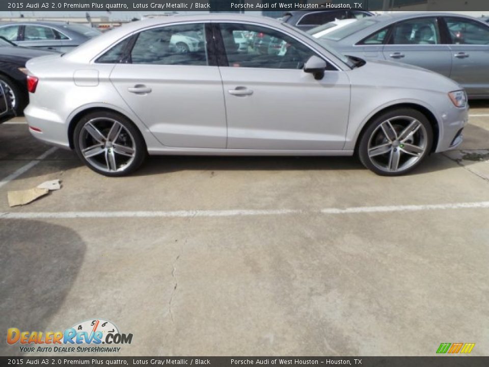 2015 Audi A3 2.0 Premium Plus quattro Lotus Gray Metallic / Black Photo #7