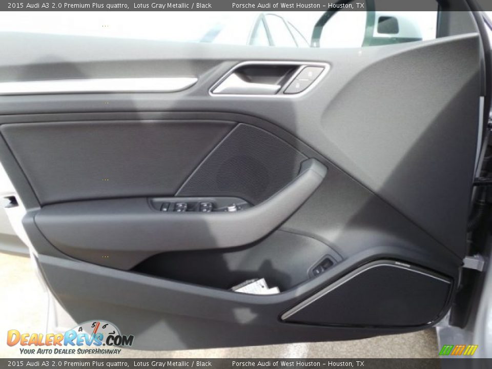 2015 Audi A3 2.0 Premium Plus quattro Lotus Gray Metallic / Black Photo #9