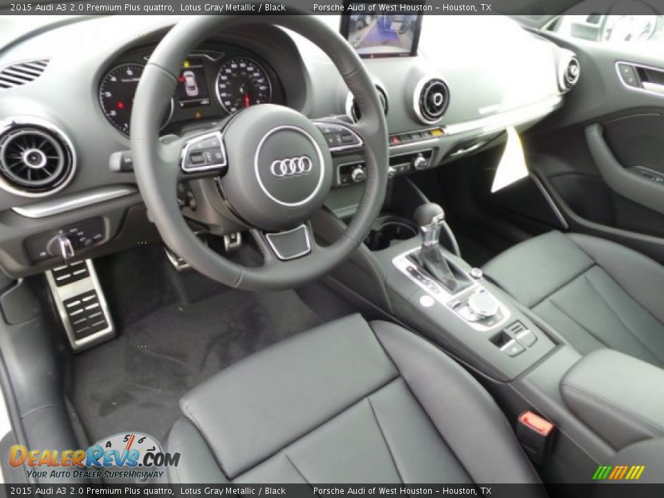 2015 Audi A3 2.0 Premium Plus quattro Lotus Gray Metallic / Black Photo #10