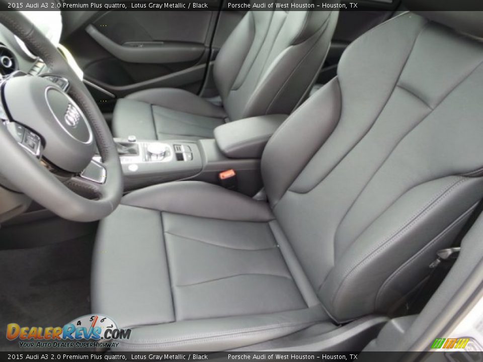2015 Audi A3 2.0 Premium Plus quattro Lotus Gray Metallic / Black Photo #11