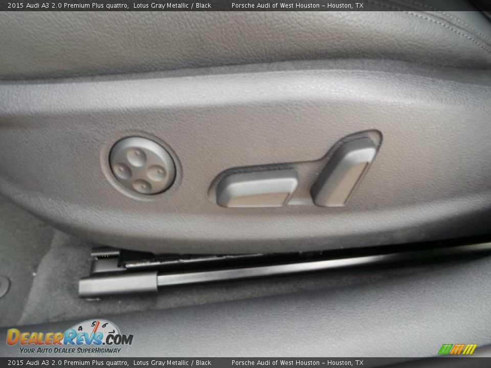 2015 Audi A3 2.0 Premium Plus quattro Lotus Gray Metallic / Black Photo #12
