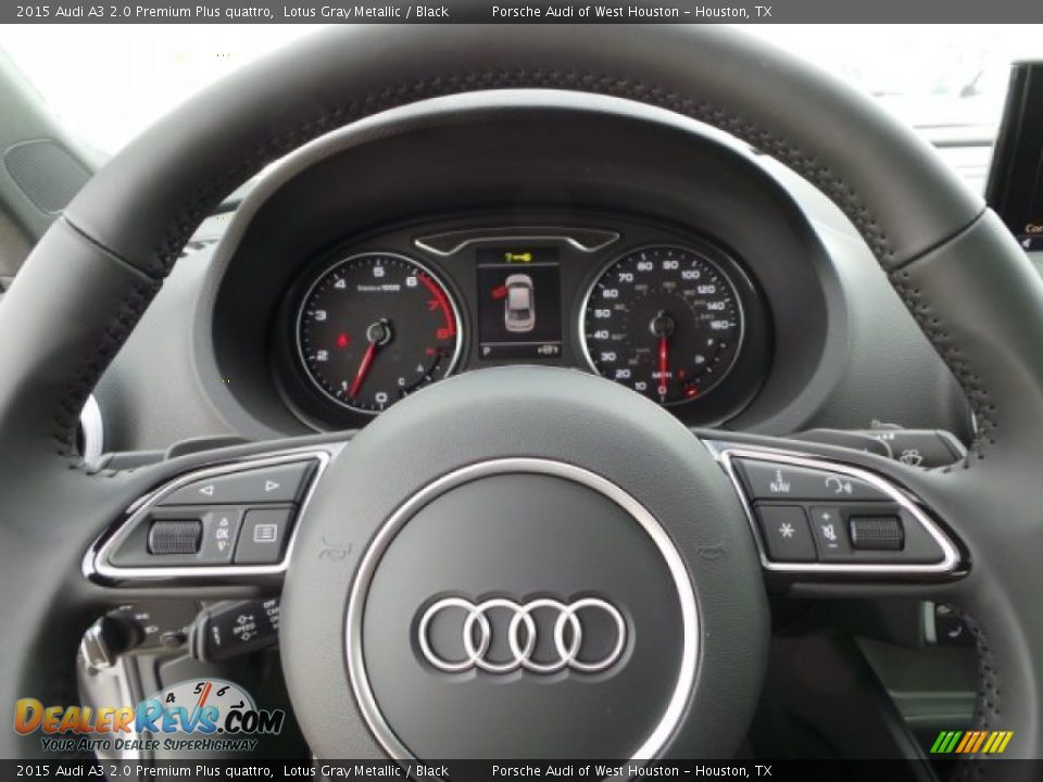 2015 Audi A3 2.0 Premium Plus quattro Lotus Gray Metallic / Black Photo #20