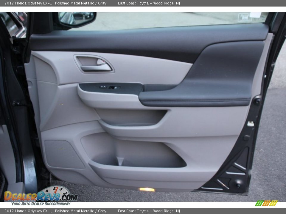 2012 Honda Odyssey EX-L Polished Metal Metallic / Gray Photo #26
