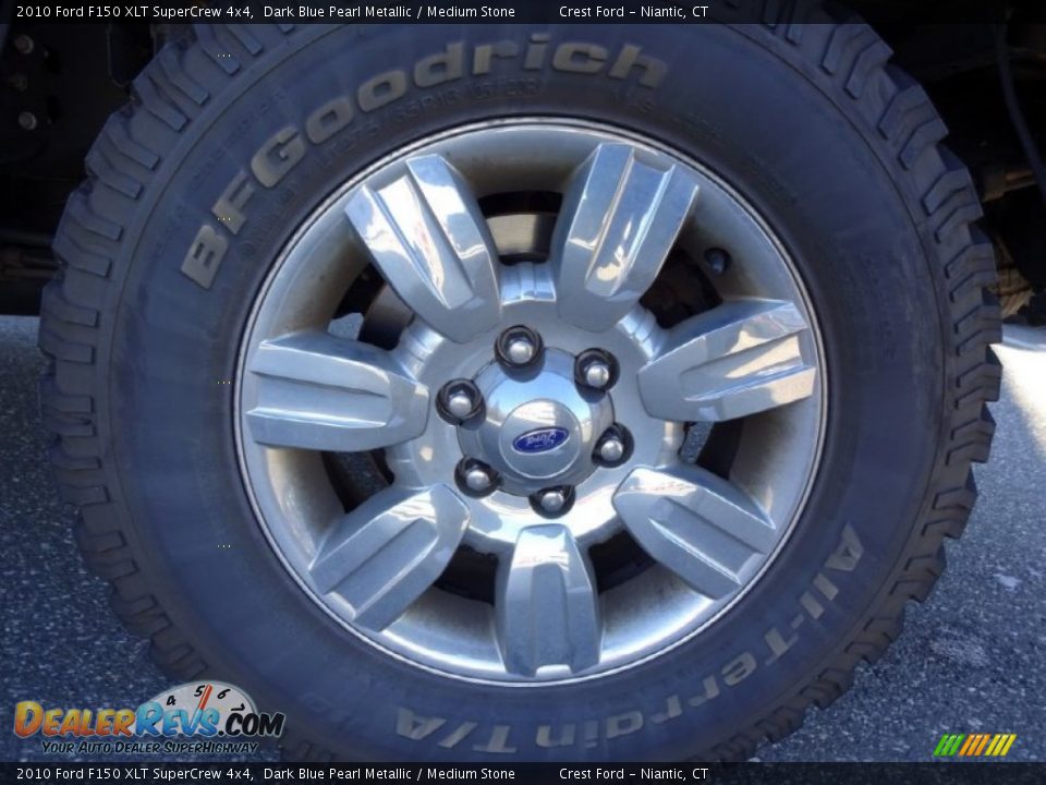 2010 Ford F150 XLT SuperCrew 4x4 Dark Blue Pearl Metallic / Medium Stone Photo #8