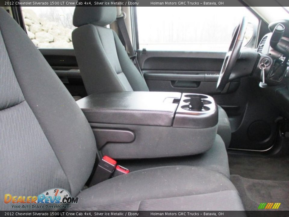 2012 Chevrolet Silverado 1500 LT Crew Cab 4x4 Silver Ice Metallic / Ebony Photo #22