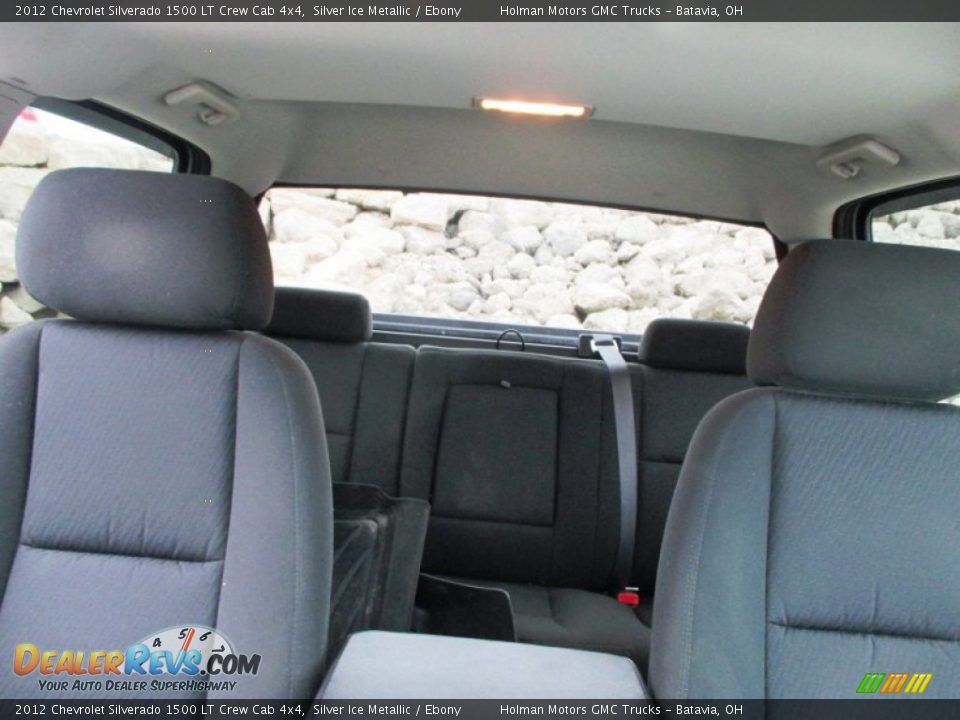 2012 Chevrolet Silverado 1500 LT Crew Cab 4x4 Silver Ice Metallic / Ebony Photo #25