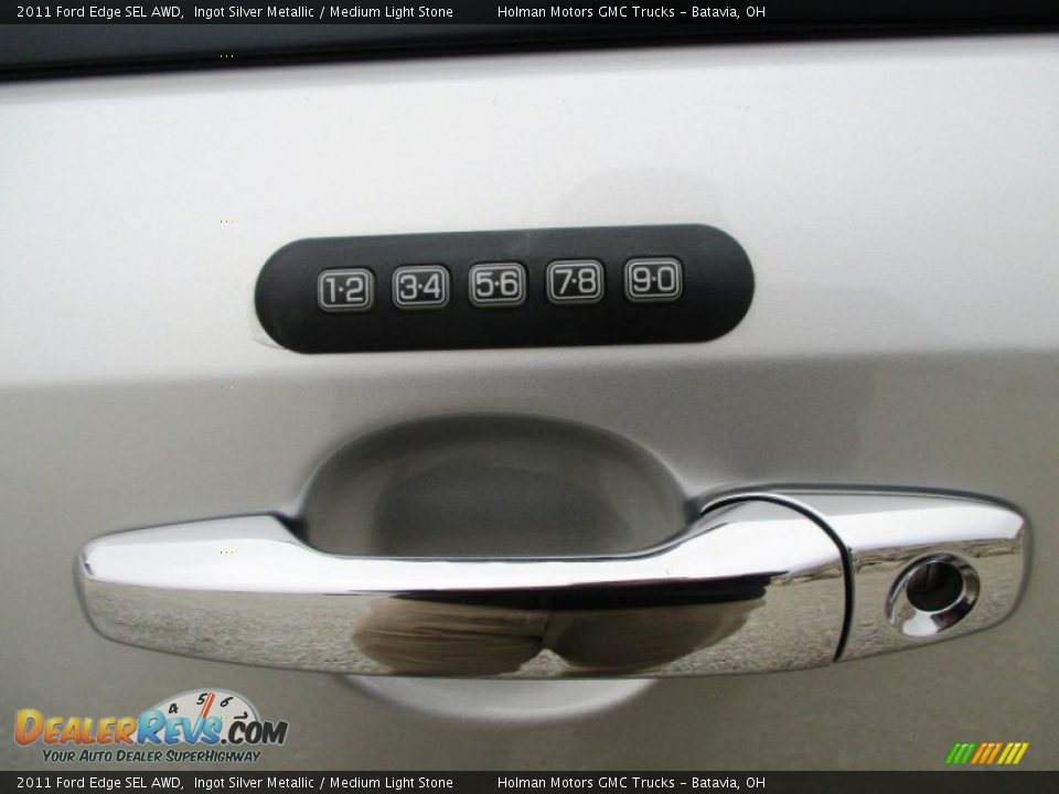 2011 Ford Edge SEL AWD Ingot Silver Metallic / Medium Light Stone Photo #4