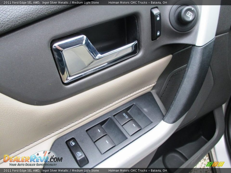 2011 Ford Edge SEL AWD Ingot Silver Metallic / Medium Light Stone Photo #8