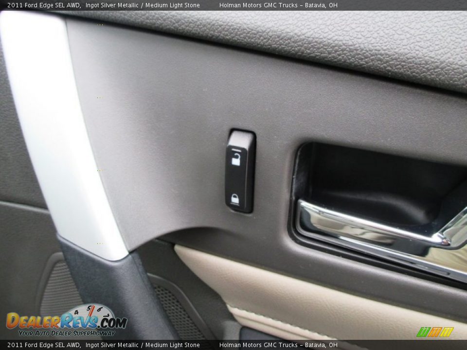 2011 Ford Edge SEL AWD Ingot Silver Metallic / Medium Light Stone Photo #26
