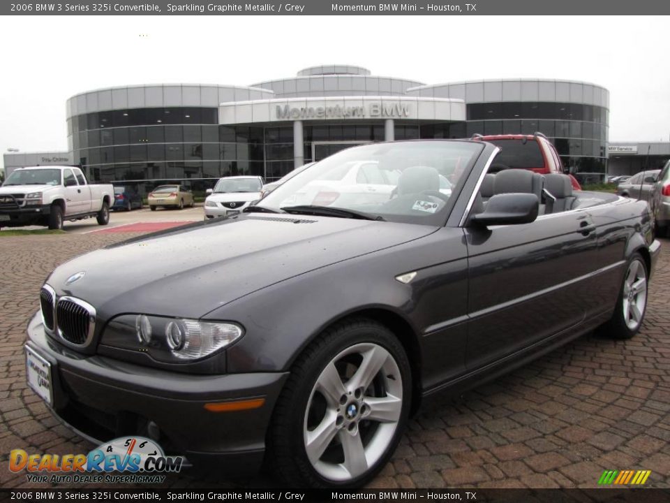 2006 BMW 3 Series 325i Convertible Sparkling Graphite Metallic / Grey Photo #1