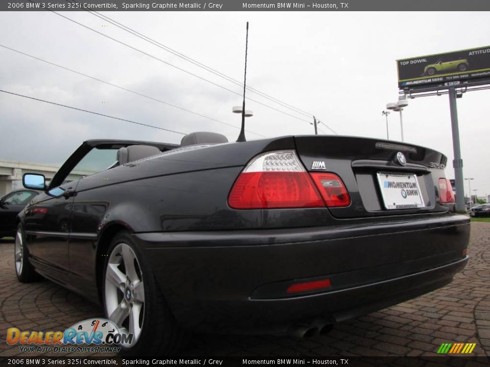 2006 BMW 3 Series 325i Convertible Sparkling Graphite Metallic / Grey Photo #3