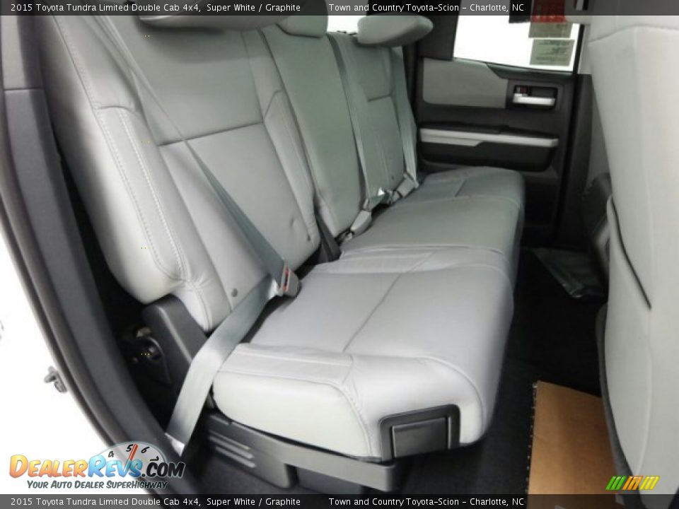 Rear Seat of 2015 Toyota Tundra Limited Double Cab 4x4 Photo #9