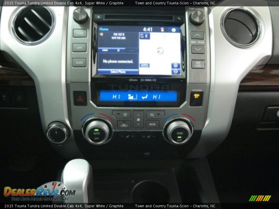 Controls of 2015 Toyota Tundra Limited Double Cab 4x4 Photo #14